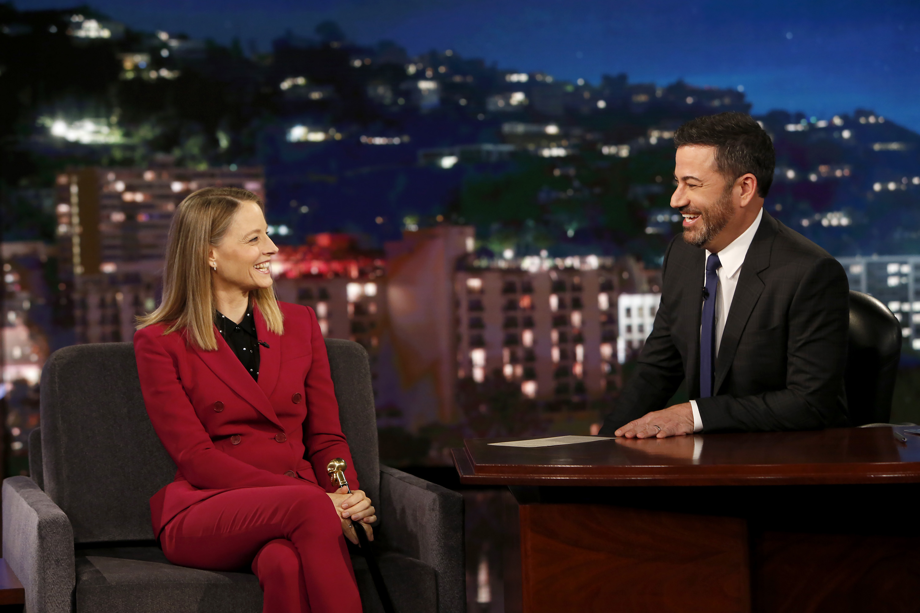 Jodie Foster appears on "Jimmy Kimmel Live!" on June 4, 2018 | Source: Getty Images