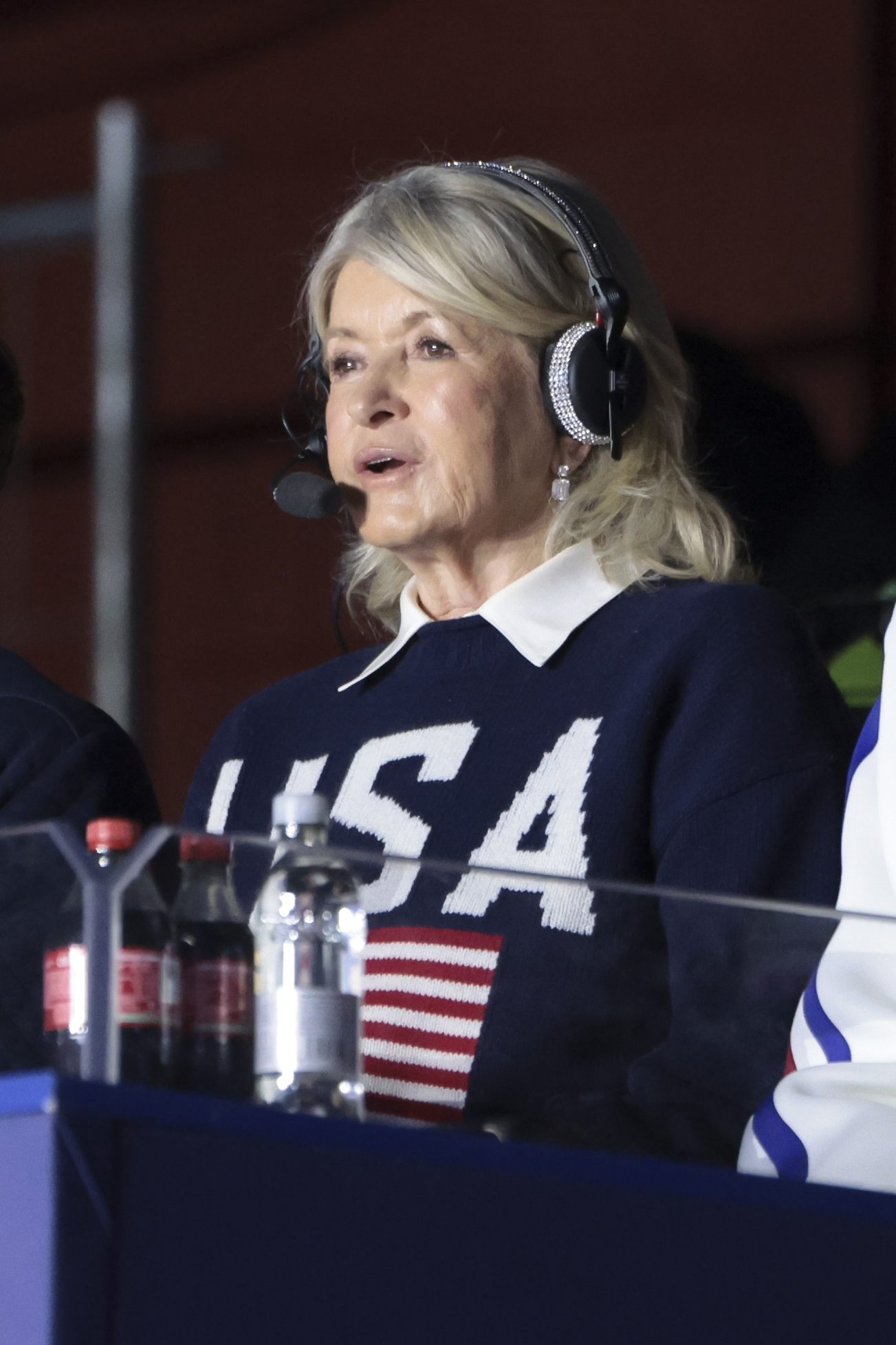 Martha Stewart comments on the Figure Skating Women Single Skating Short Program for NBC during the Winter Olympic Games at the Milano Ice Skating Arena on February 17, 2026, in Milan, Italy | Source: Getty Images