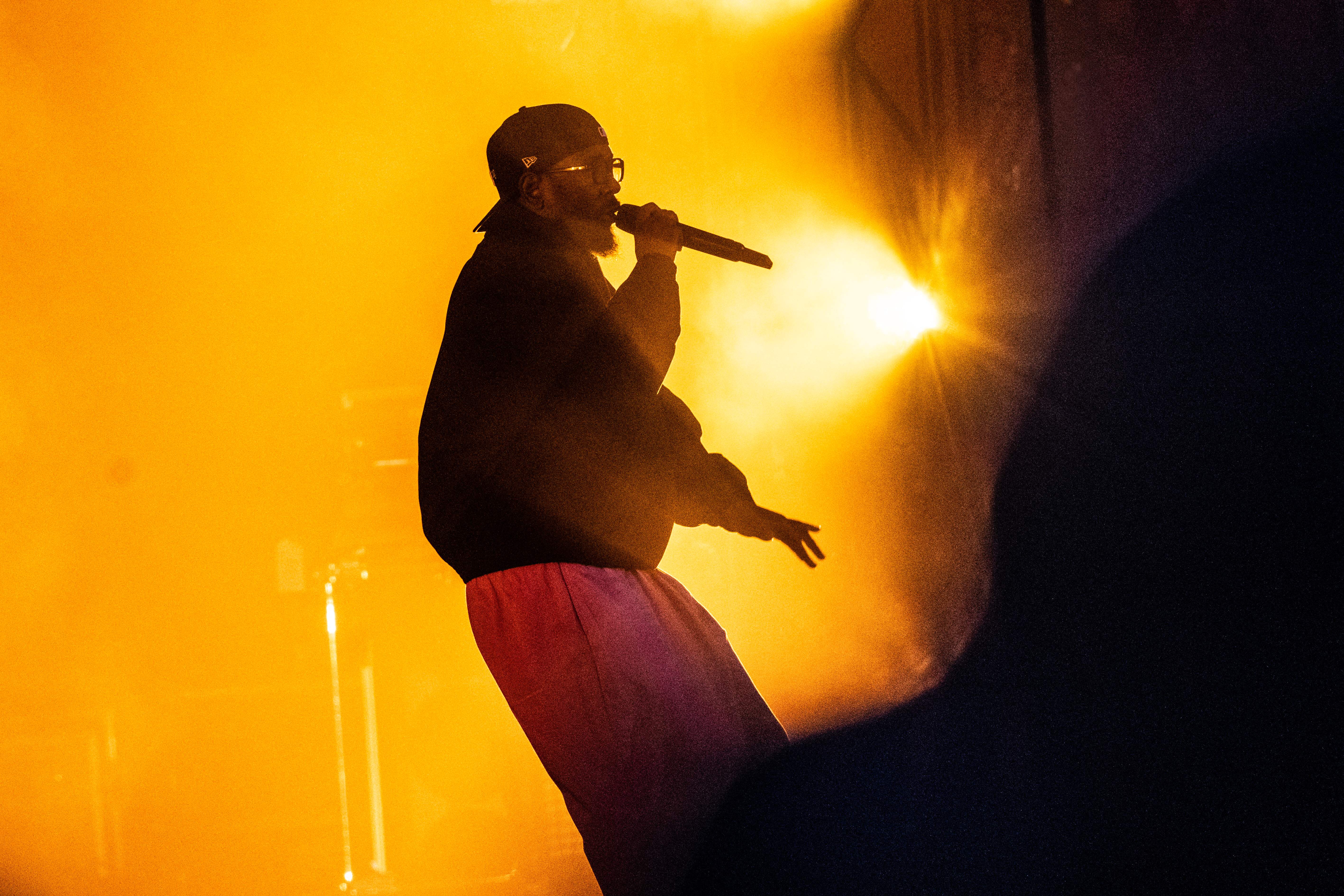 Kendrick Lamar performing during Roskilde Festival on June 28, 2023. | Source: Getty Images