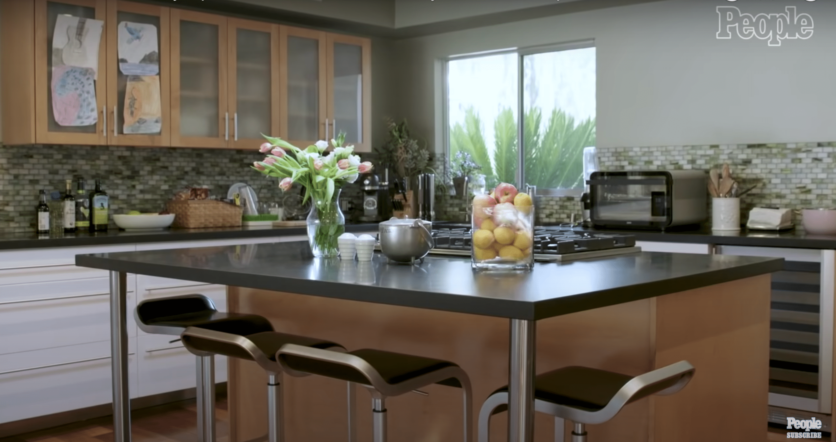 Sean Murray showing off his Encino, California home to People magazine on March 15, 2021 | Source: YouTube/People