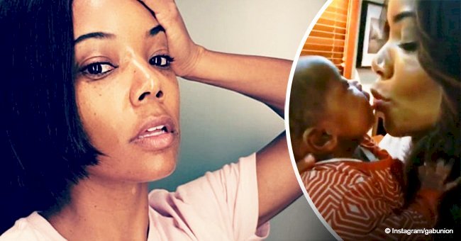 Gabby Union fires back at critics who slammed her for kissing baby daughter on lips in new video