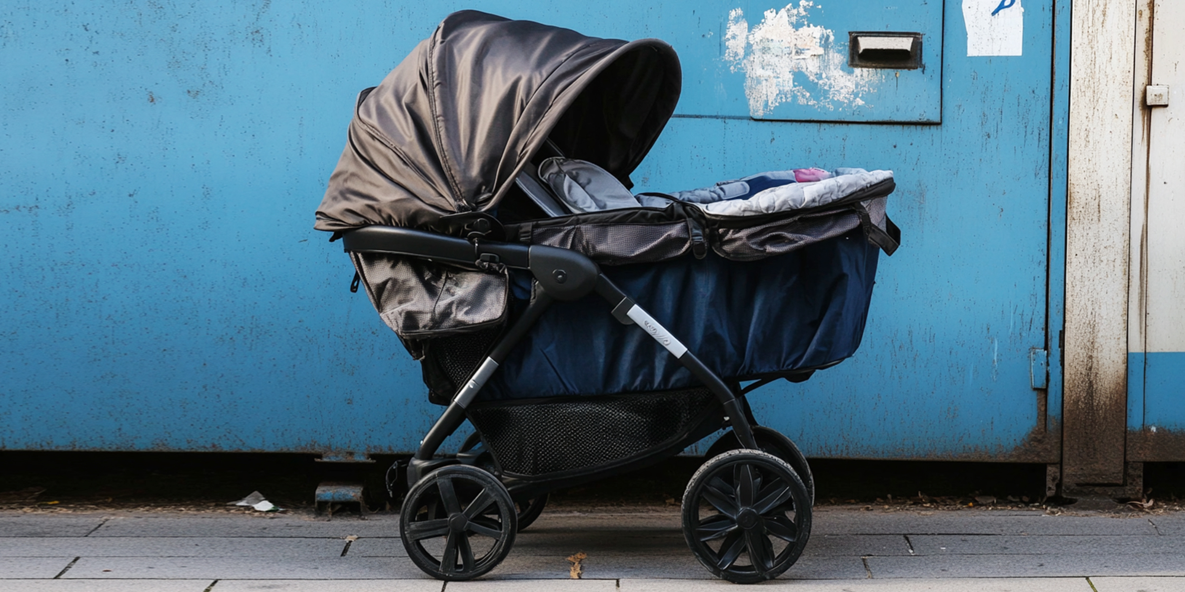 A stroller left abandoned in an alley | Source: Amomama