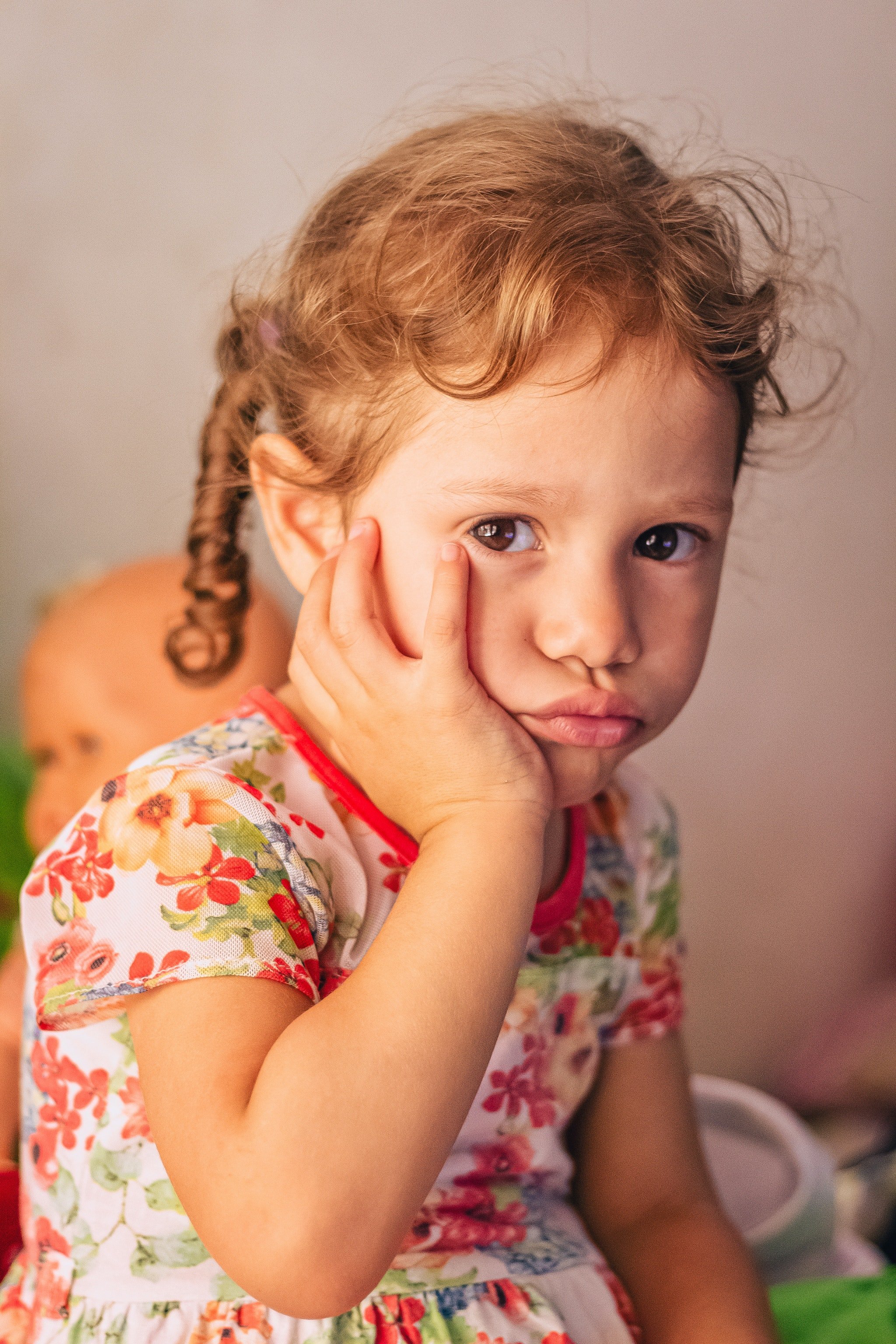 Retrato de una niña. | Foto: Pexels
