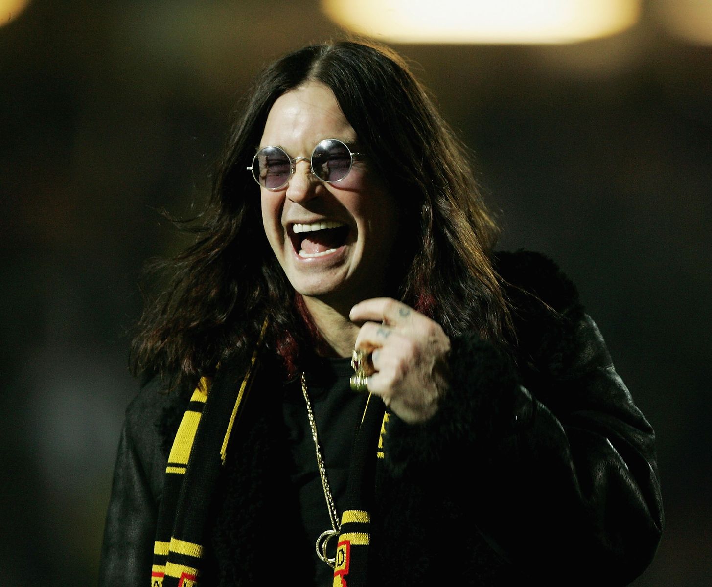 Ozzy Osbourne at the Carling Cup Quarterfinal match between Watford and Portsmouth on November 30, 2004, in Watford, England | Photo: Bryn Lennon/Getty Images