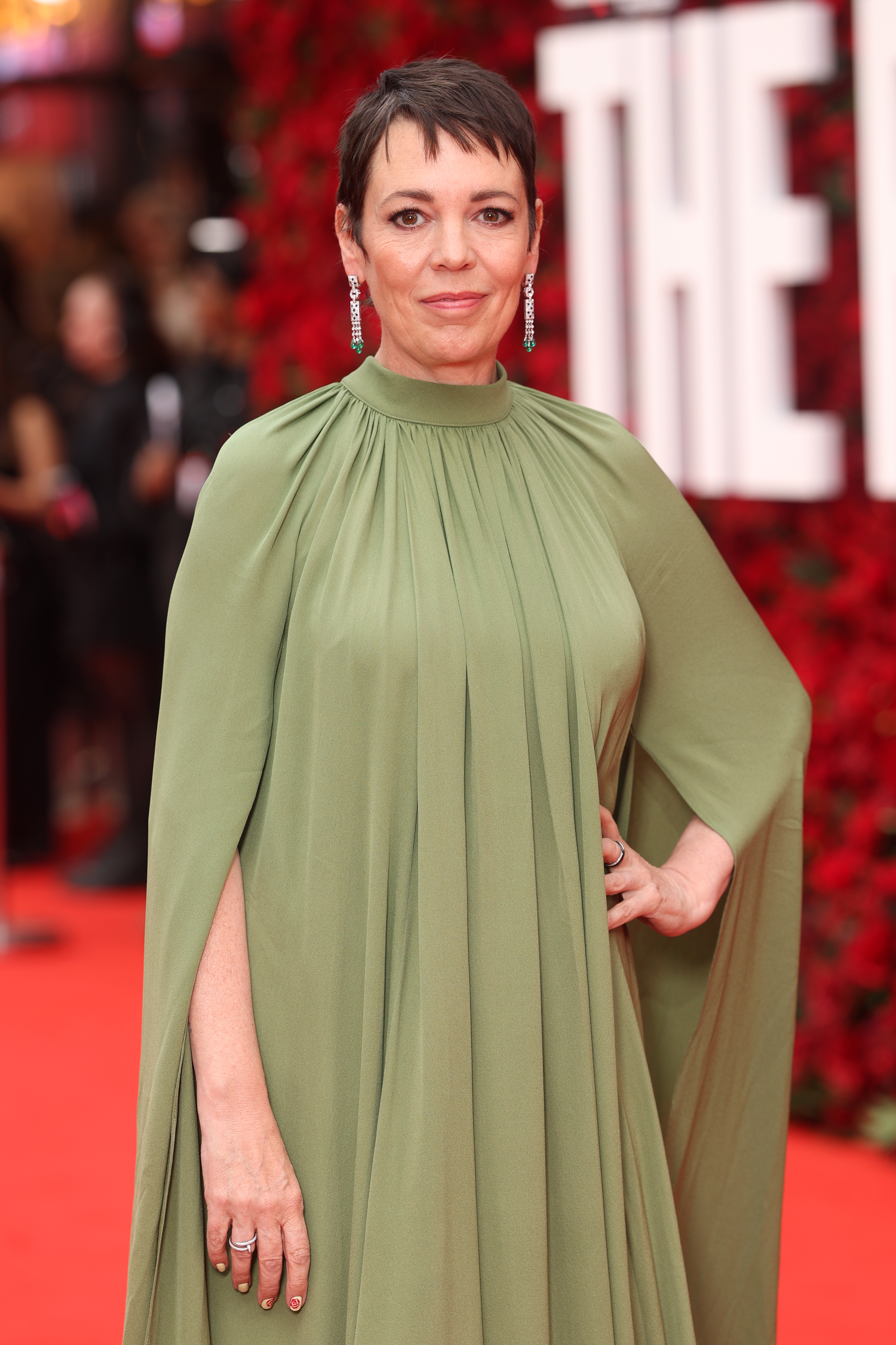 Olivia Colman attends "The Roses" UK Premiere at the Odeon Luxe Leicester Square on 28 August 2025 in London, England. | Source: Getty Images