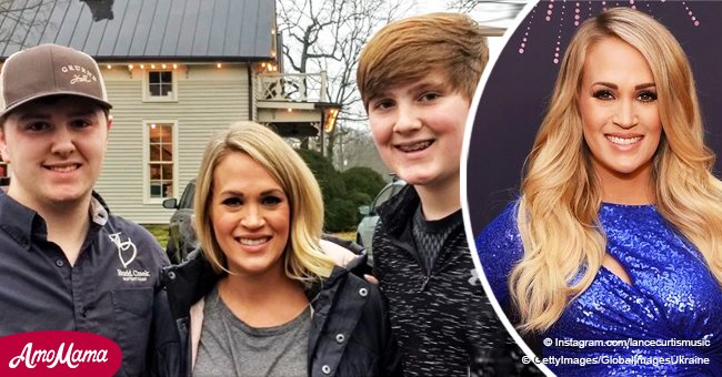 Carrie Underwood spotted out and about in a new photo just days before her impending due date