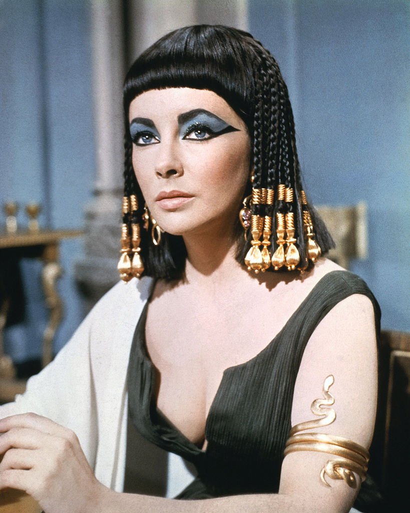 Elizabeth Taylor in a publicity still issued for the film, 'Cleopatra,' in 1963 | Photo: Silver Screen Collection/Getty Images