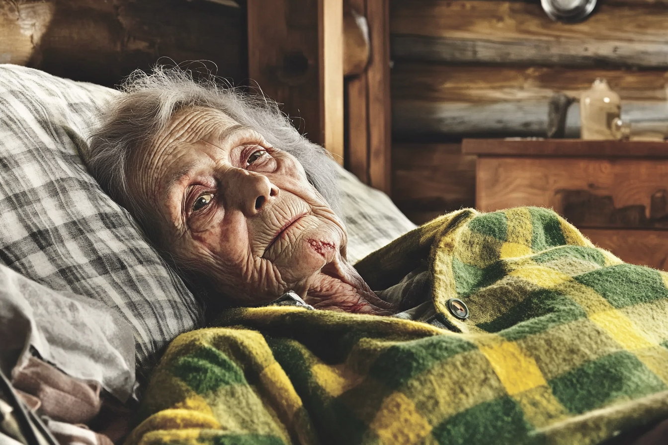 A woman lying in bed | Source: Midjourney