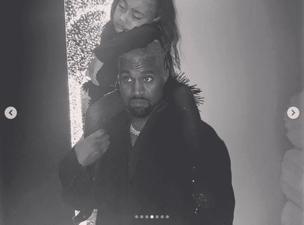 Kanye West and daughter North. I Image: Instagram/ caitlynjenner