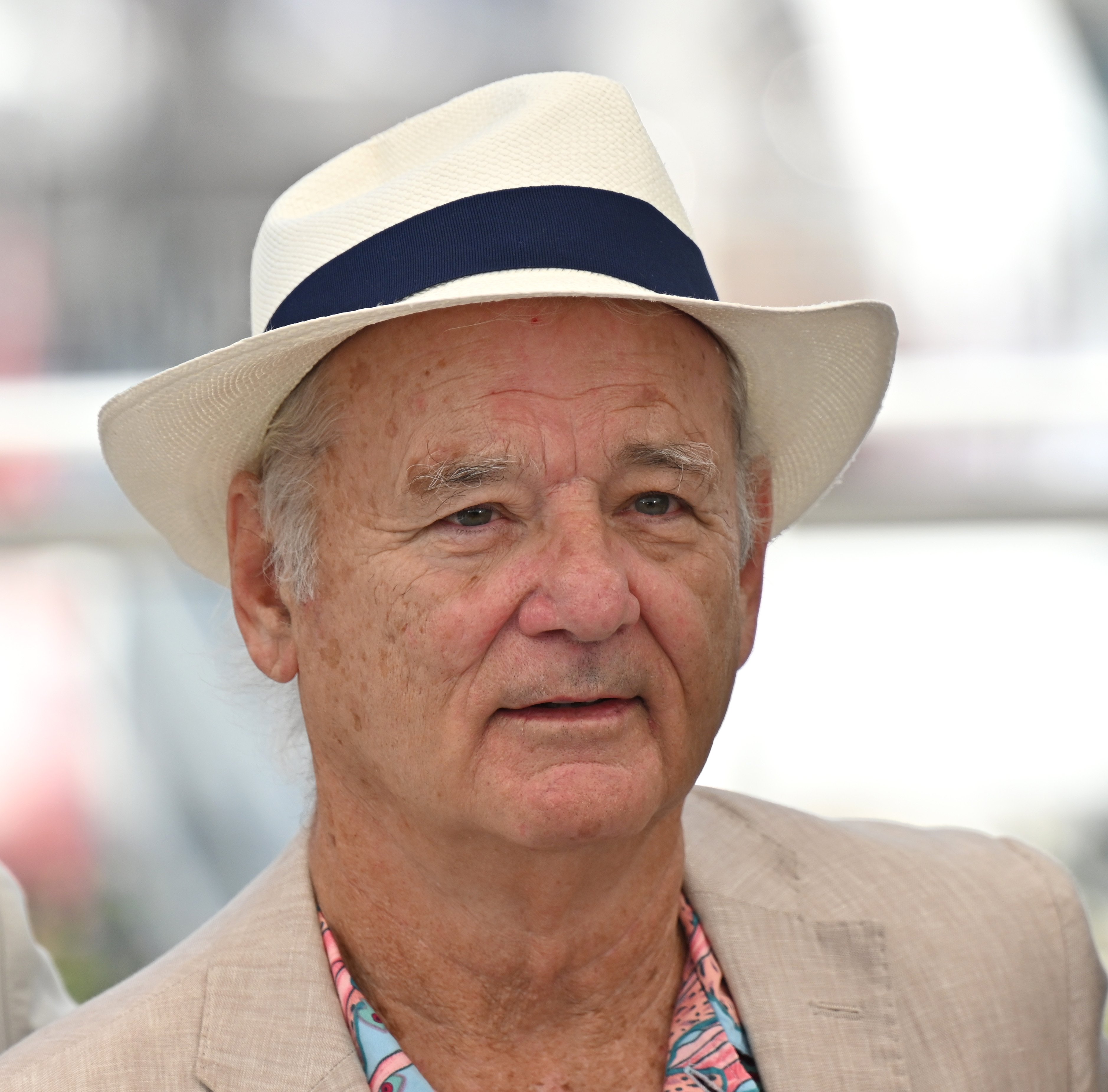 Bill Murray poses during a photocall for the film "New Worlds : The Cradle of Civilization" at the 74th annual Cannes Film Festival in Cannes, France on July 16, 2021. | Source: Getty Images