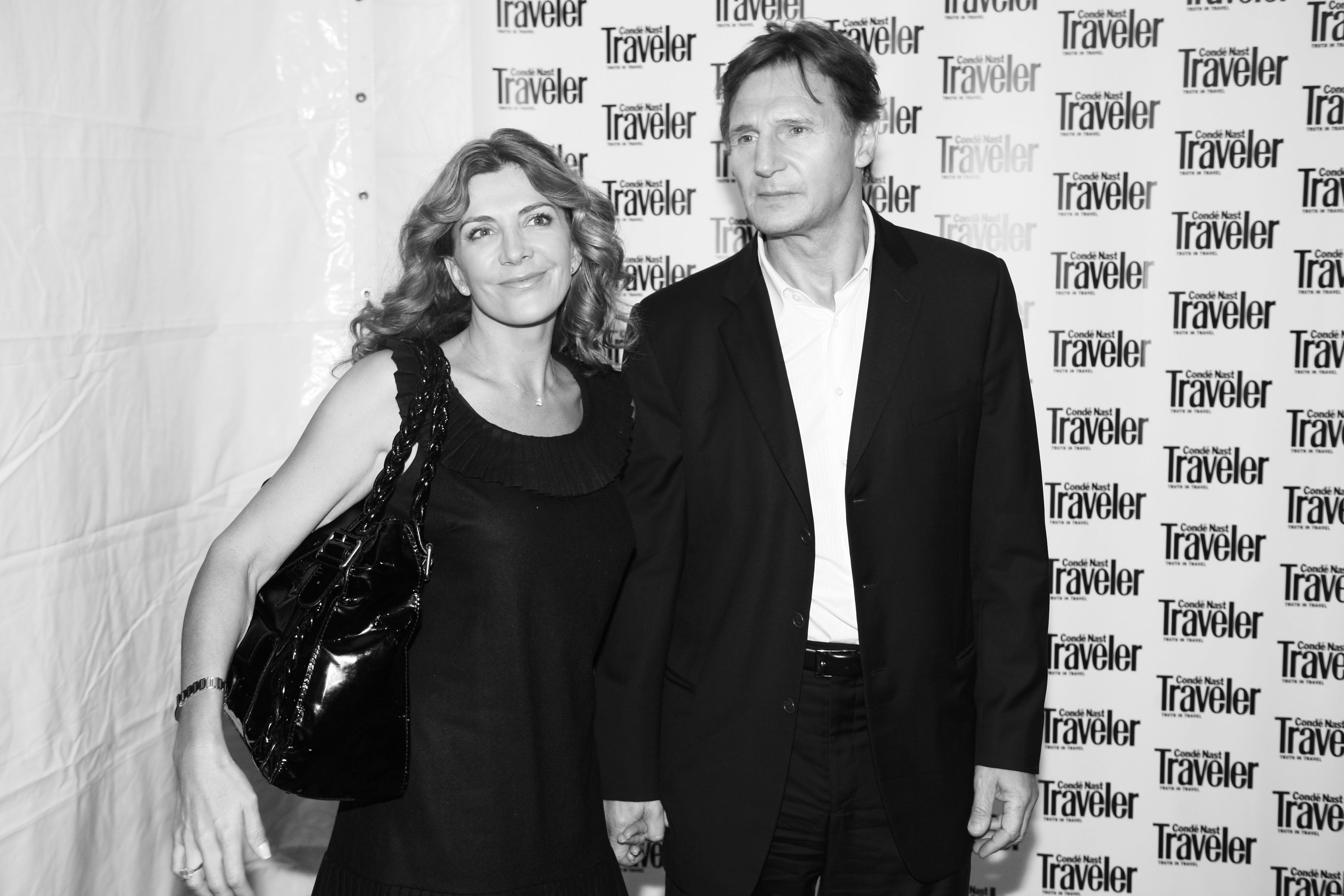 Natasha Richardson and Liam Neeson at the Conde Nast Traveler Readers' Choice Awards & 20th Anniversary Party in New York City on October 10, 2007 | Source: Getty Images