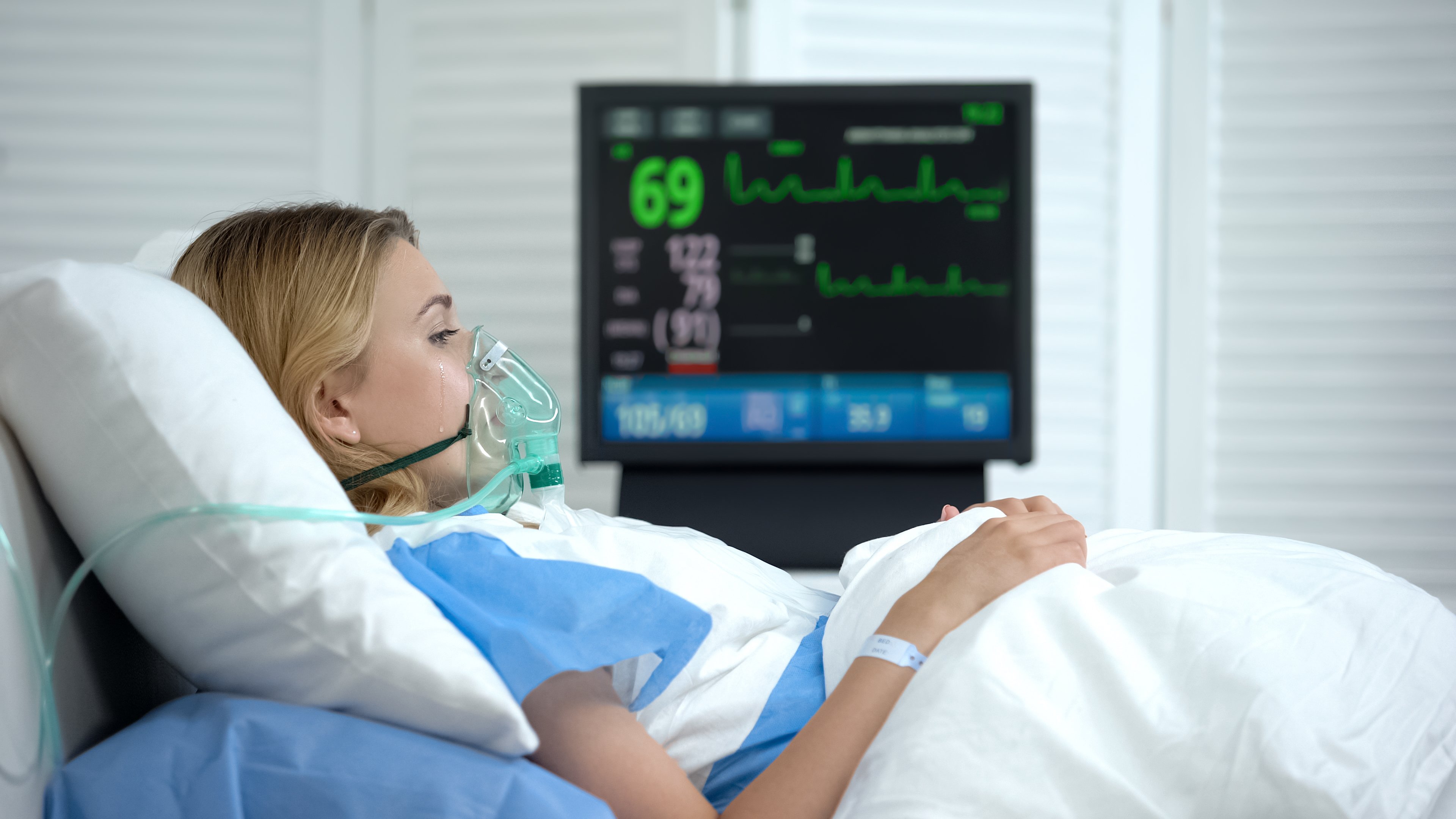Mujer hospitalizada. | Foto: Shutterstock