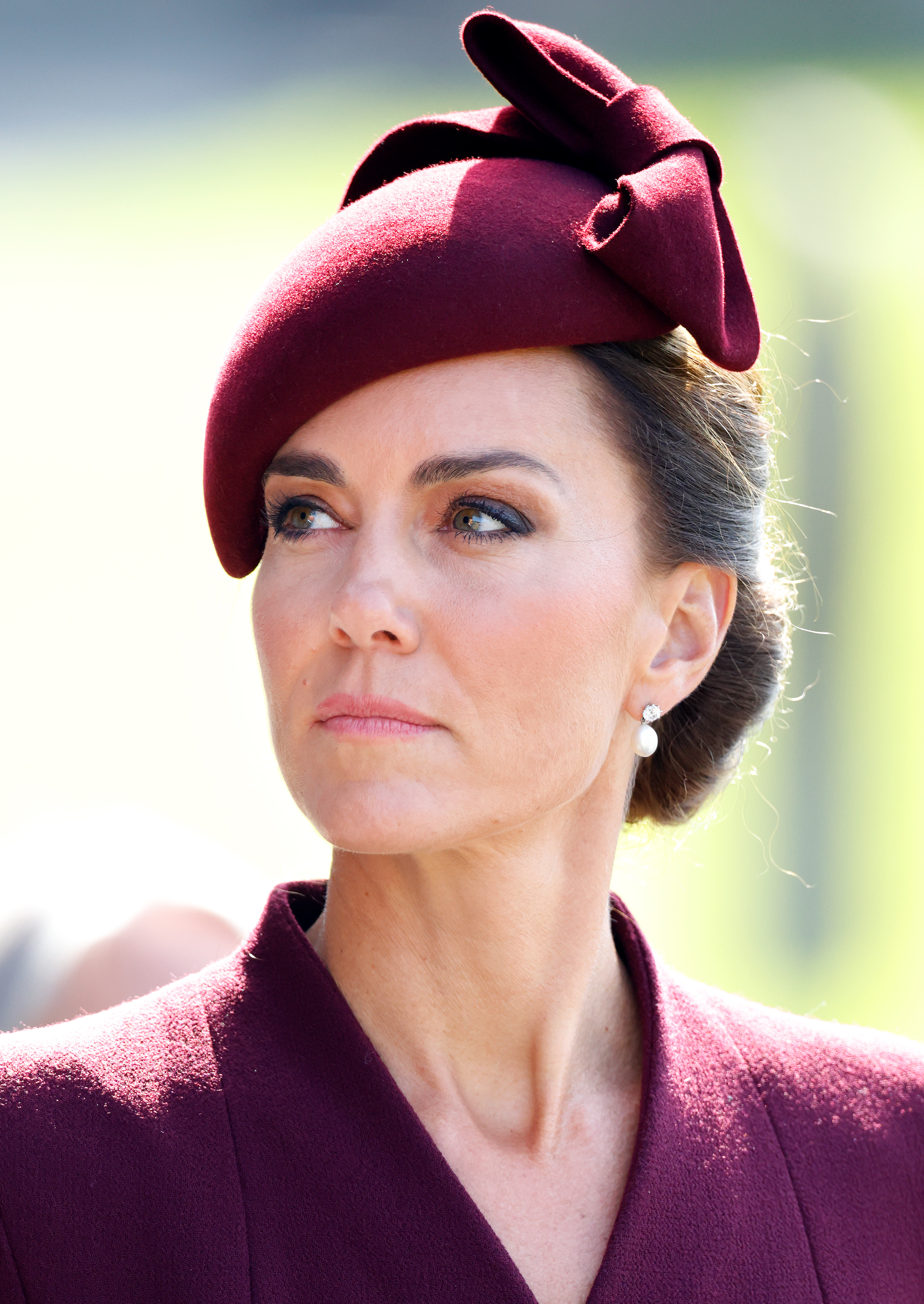 Catherine, Princess of Wales attends a service to commemorate the life of Her Late Majesty Queen Elizabeth II at St Davids Cathedral on September 8, 2023, in St Davids, Wales | Source: Getty Images