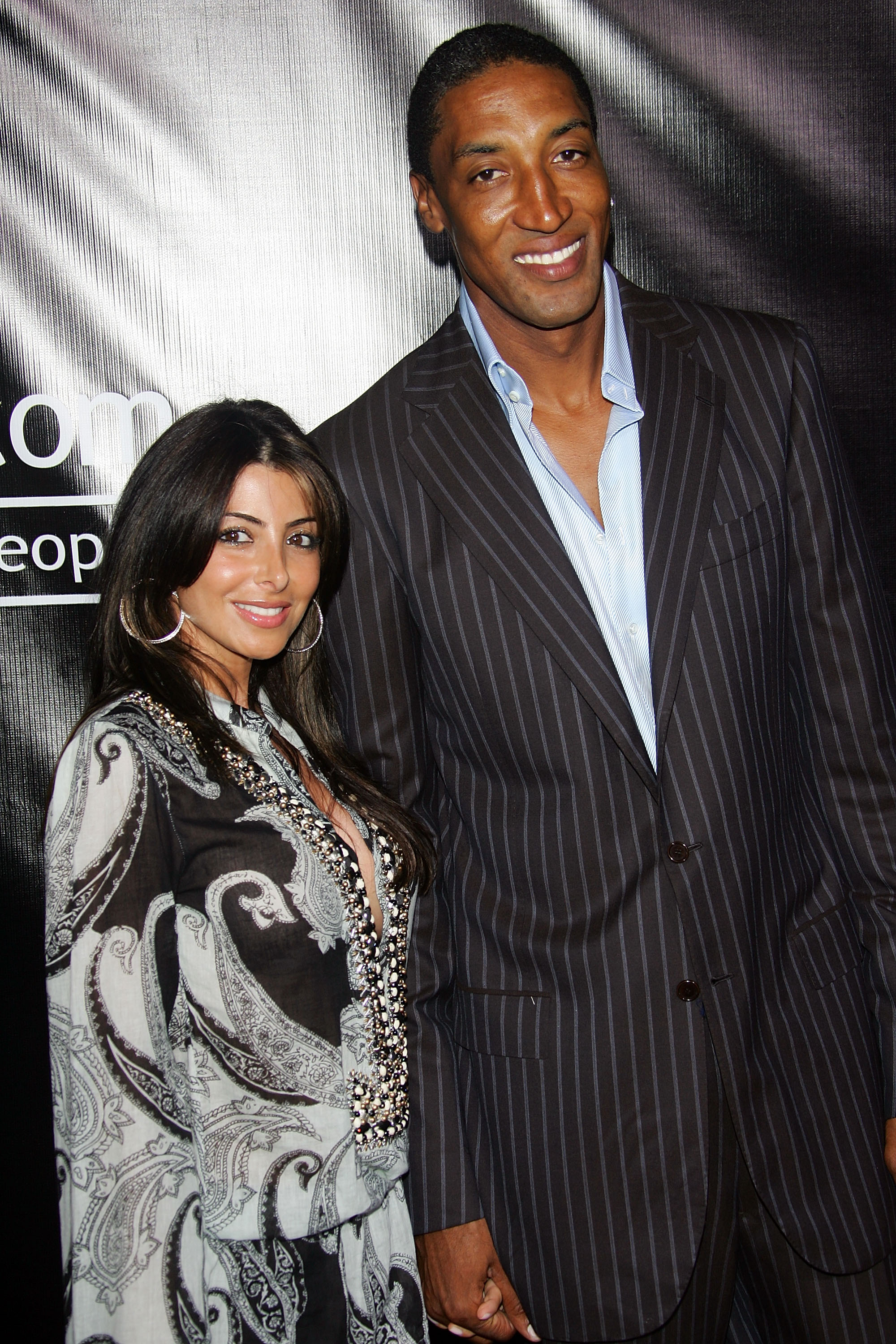 Scottie Pippen and Larsa Pippen in Miami in 2007. | Source: Getty Images
