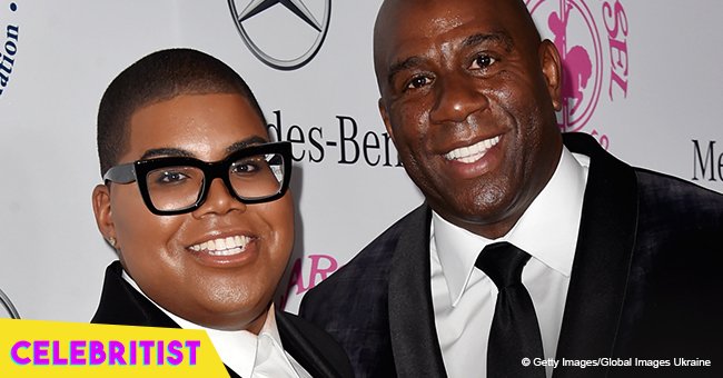 EJ Johnson shares pic with dad Magic & siblings after revealing his coming out story