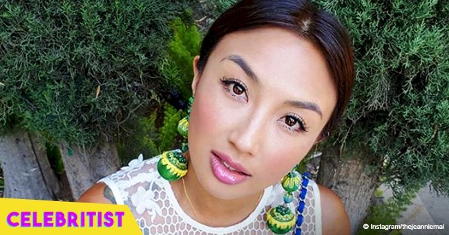 Jeannie Mai flaunts fuller curves in see-through blue dress after gaining weight