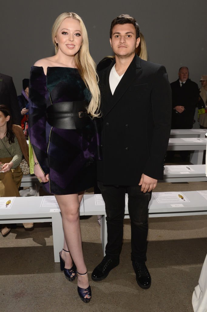 Tiffany Trump and Michael Boulos attend the Taoray Wang front row during New York Fashion Week: The Shows at Gallery II at Spring Studios on February 9, 2019 in New York City. | Photo: Getty Images