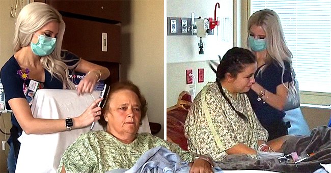 Caring nurse brushes tired patients' hair on her days off | Photo: Youtube/KTNV Channel 13 Las Vegas