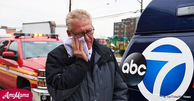 ABC eyewitness news reporter gets punched in the face by a stranger