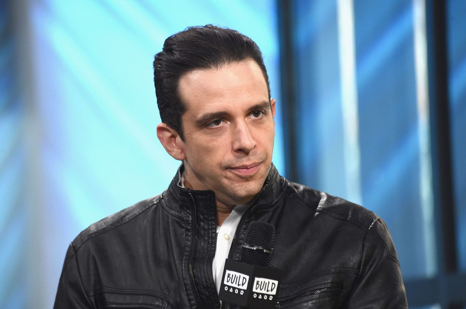 Nick Cordero at the Build Series to discuss his starring role on "A Bronx Tale" at Build Studio on March 16, 2017, in New York City | Photo: Gary Gershoff/Getty Images