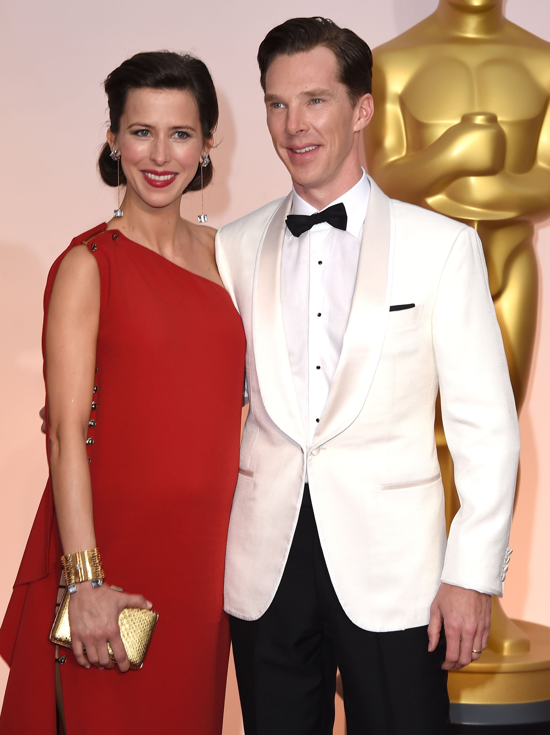 Sophie Hunter and her husband Benedict Cumberbatch,  attend the 87th Annual Academy Awards at Hollywood & Highland Center on February 22, 2015, in Hollywood, California. | Source: Getty Images