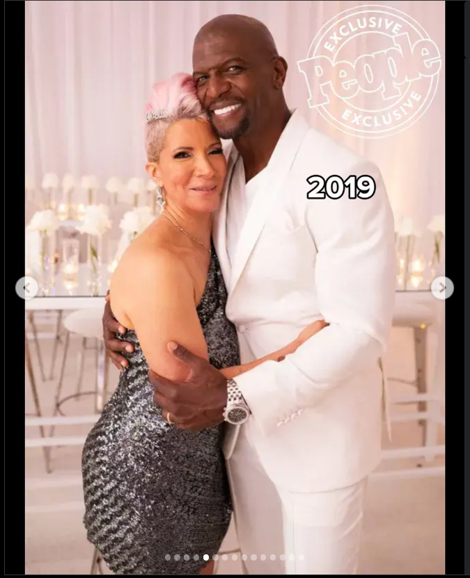 Rebecca King-Crews and Terry Crews photographed by People magazine in 2019, from a post dated July 29, 2025. | Source: Instagram/terrycrews