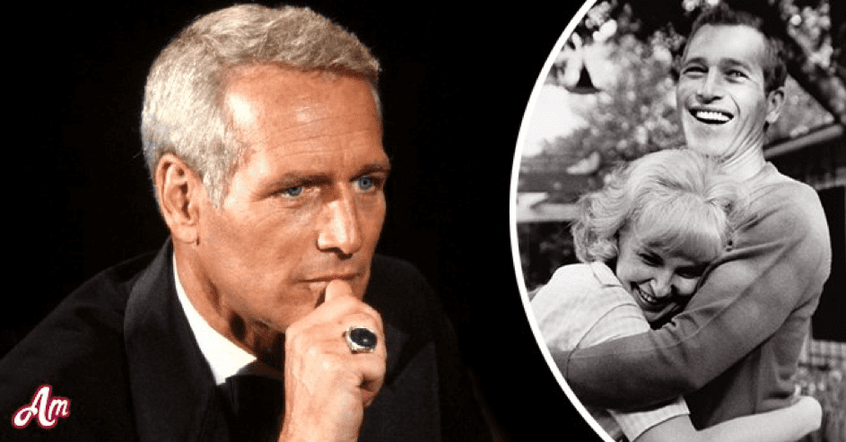 Paul Newman in späteren Jahren (links) und Paul Newman mit Joanne Woodward (rechts) | Quelle: Getty Images