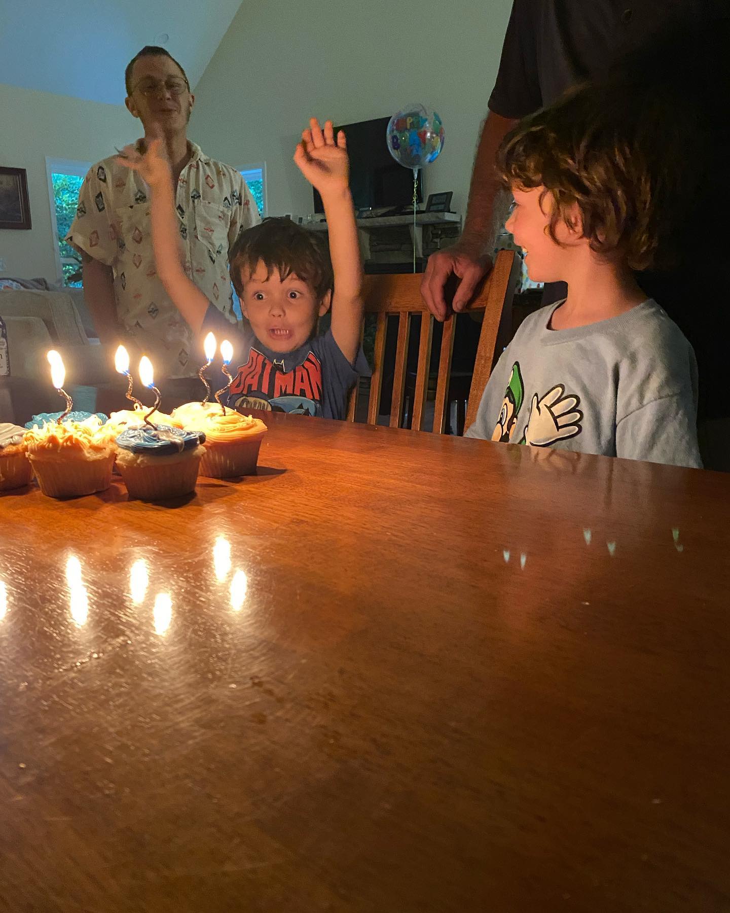 Knox Petrucci, Felix, and Lucas celebrating a special occasion from a post dated October 2, 2024 | Source: Facebook/brianapy