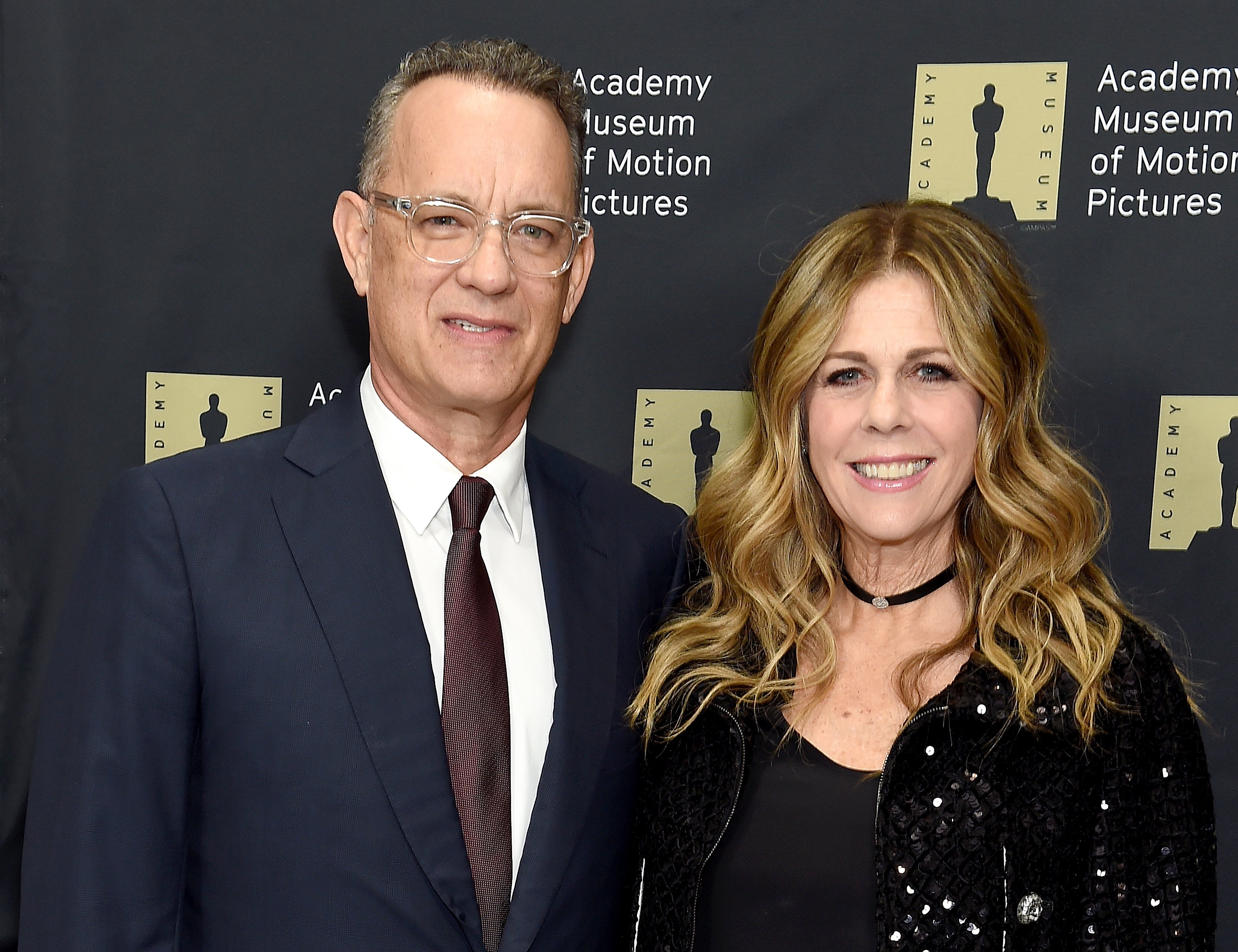 Tom Hanks and Rita Wilson at the unveiling of the Fully Restored Saban Building at Petersen Automotive Museum in Los Angeles, California | Photo: Gregg DeGuire/Getty Images