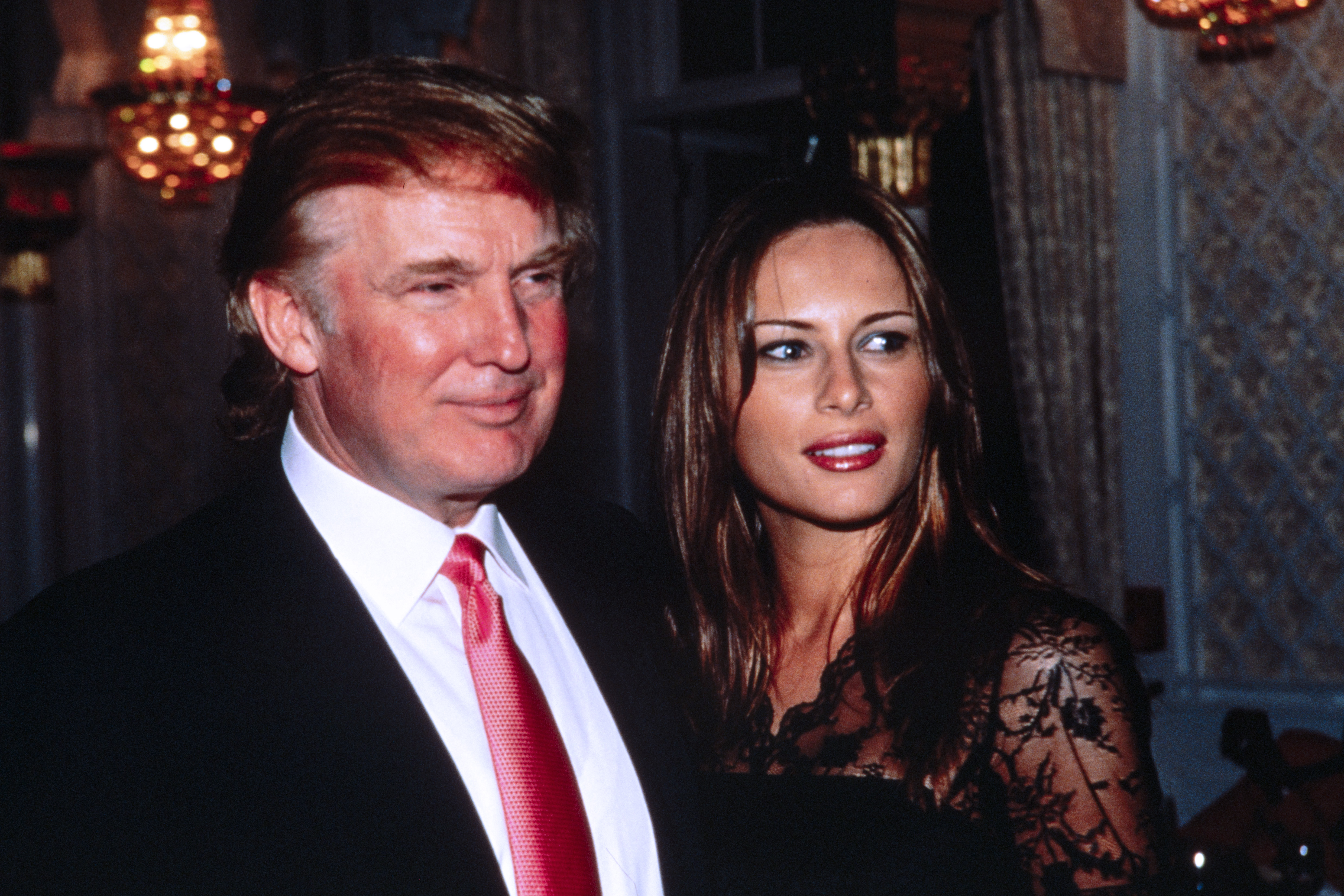 Donald and Melania Trump circa 1999. | Source: Getty Images