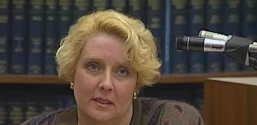 Betty Broderick during her murder trial, seen in a video uploaded on August 31, 2025. | Source: YouTube/COURT TV