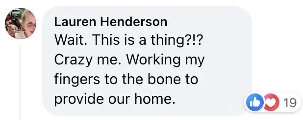Lauren Henderson's comment on Kara Hoppo's GoFundMe initiative | Source: Facebook.com/DailyMailUK