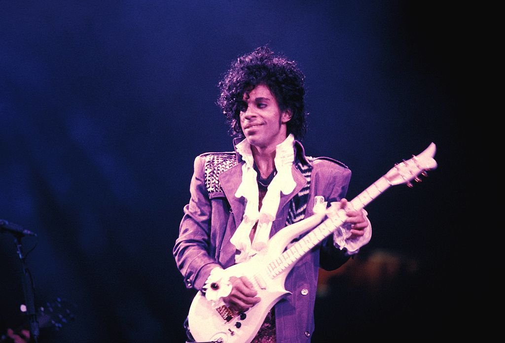  RITZ CLUB Photo of PRINCE, Prince performing on stage - Purple Rain Tour on September 13, 1984. | Photo: Getty Images