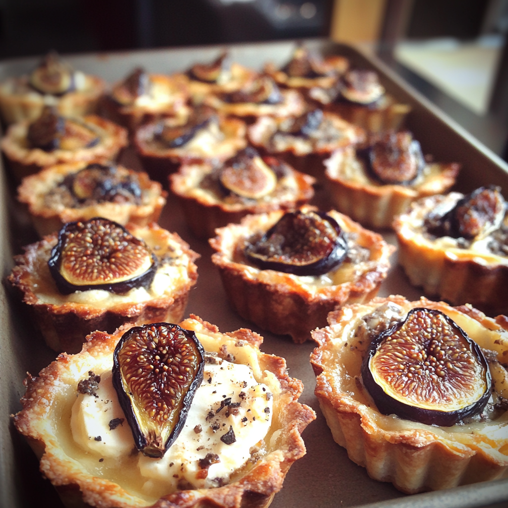 A tray of tartlets | Source: Midjourney