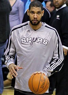 Tim Duncan at a Wizards v/s Spurs basketball game in 2011| Source: Wikimedia