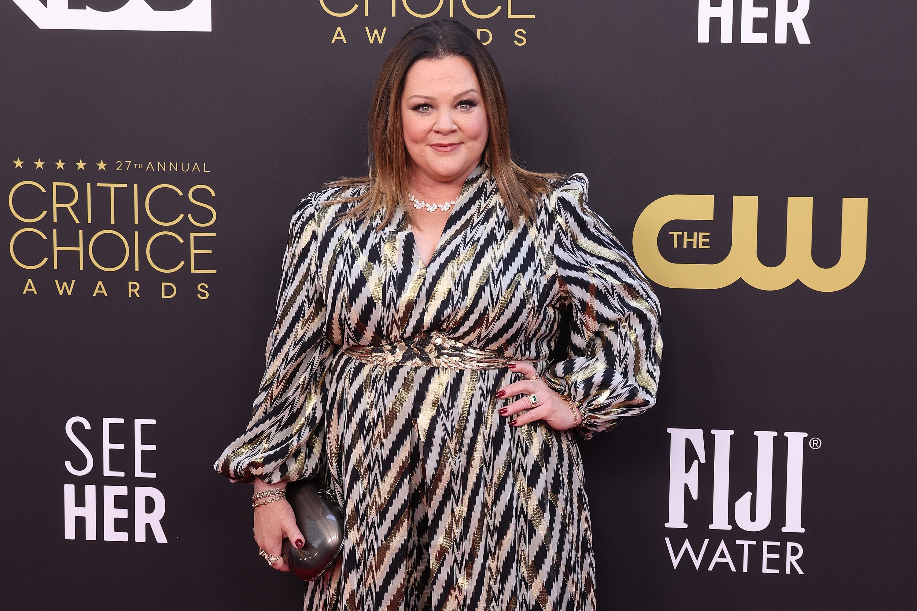 Melissa McCarthy attends the 27th Annual Critics Choice Awards on March 13, 2022 in Los Angeles, California I Source: Getty Images