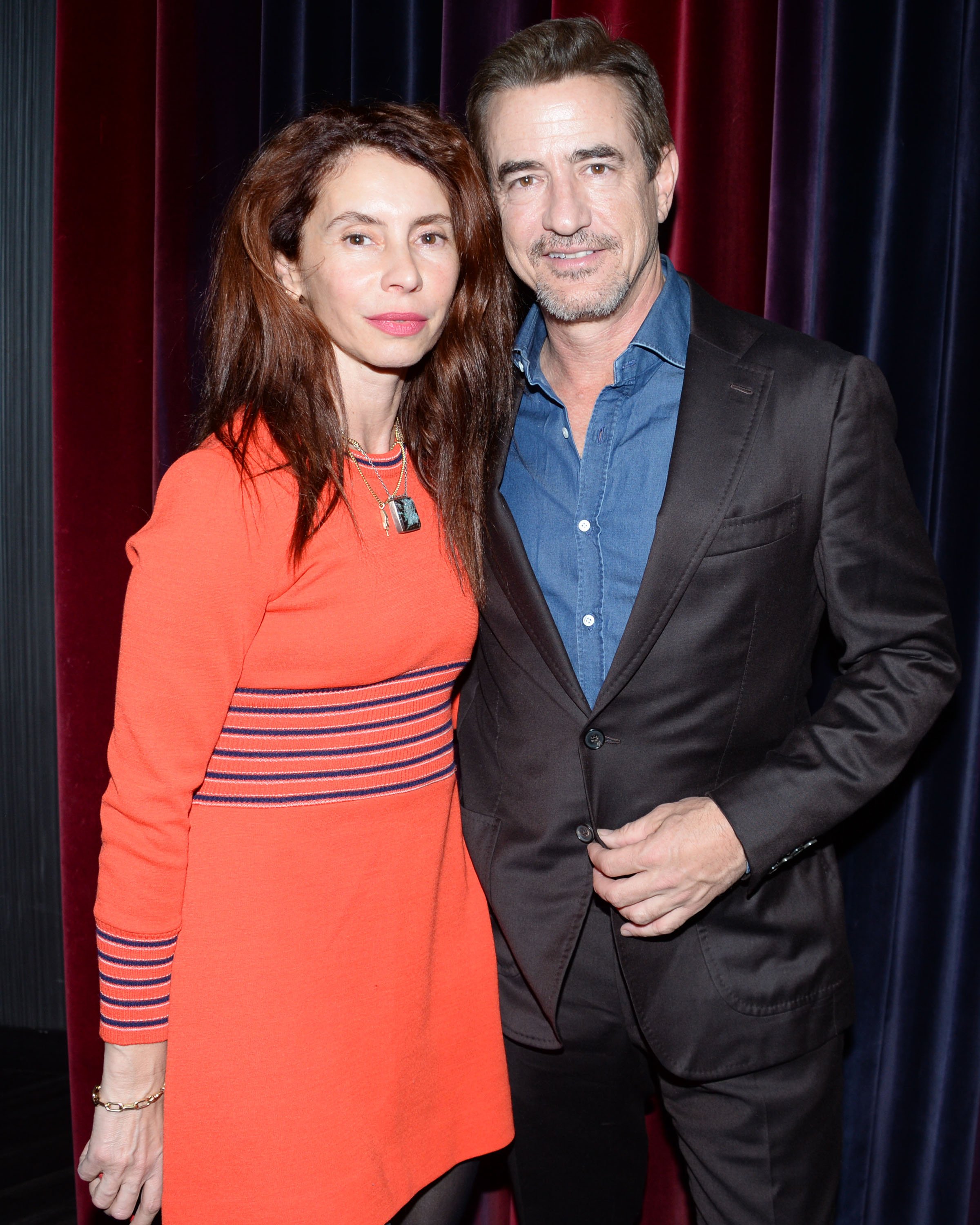 Tharita Cesaroni and Dermot Mulroney attend the After Party for Sony Pictures Classics' "Greed" on February 24, 2020, in New York City. | Source: Getty Images