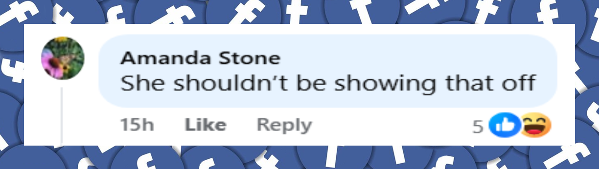 A netizen's comment about Rihanna's sighting on December 13, 2025 | Source: Facebook/Just Jared