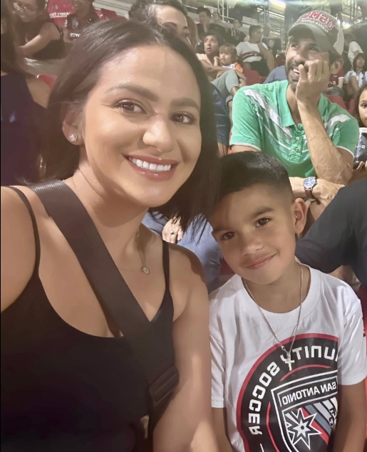 Regina Santos-Aviles and her son from a post dated September 16, 2025. | Source: Facebook/Clarissa Valdez