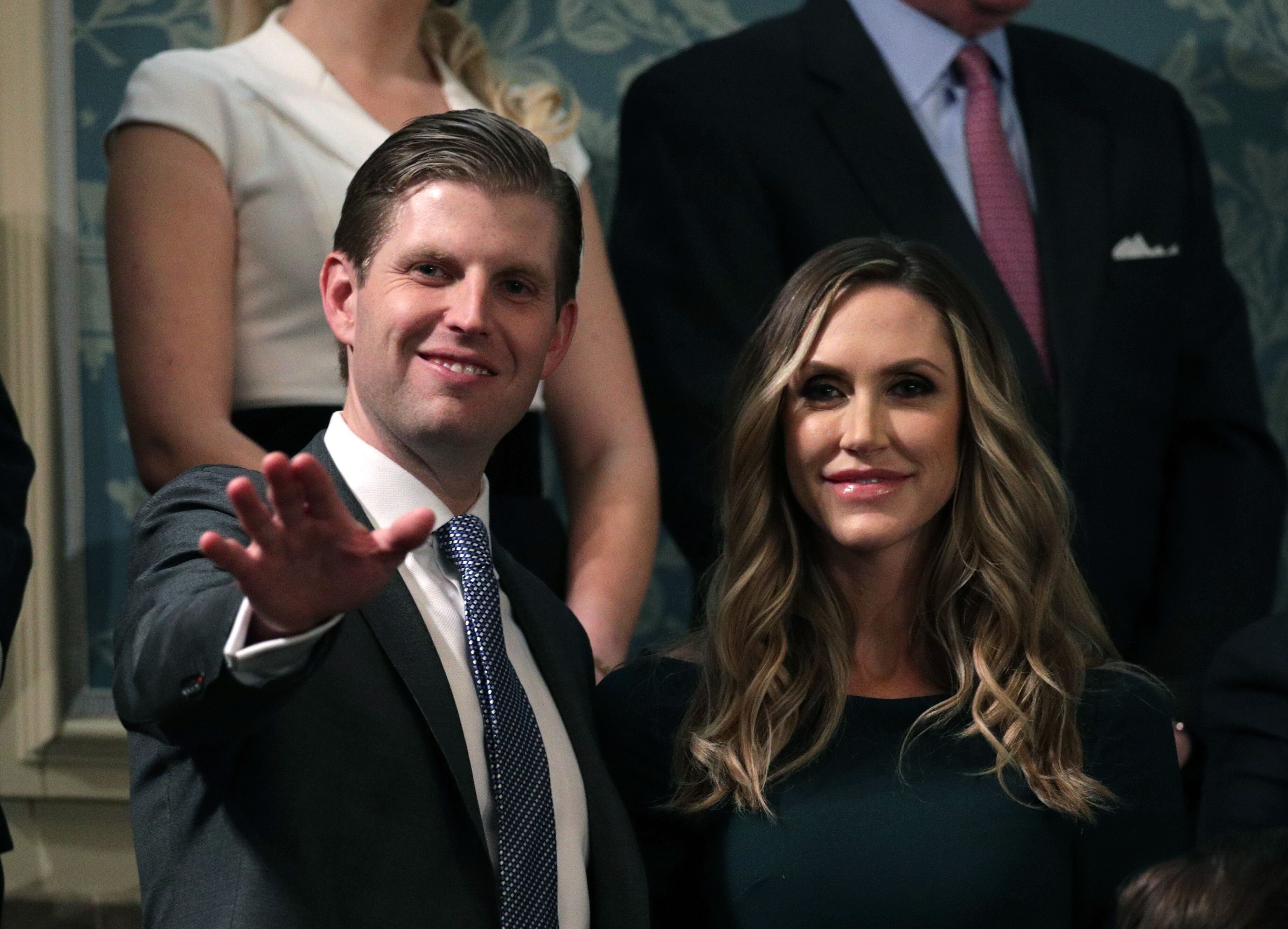 Eric Trump and Lara Trump at the State of the Union address on January 30, 2018. | Source: Getty Images