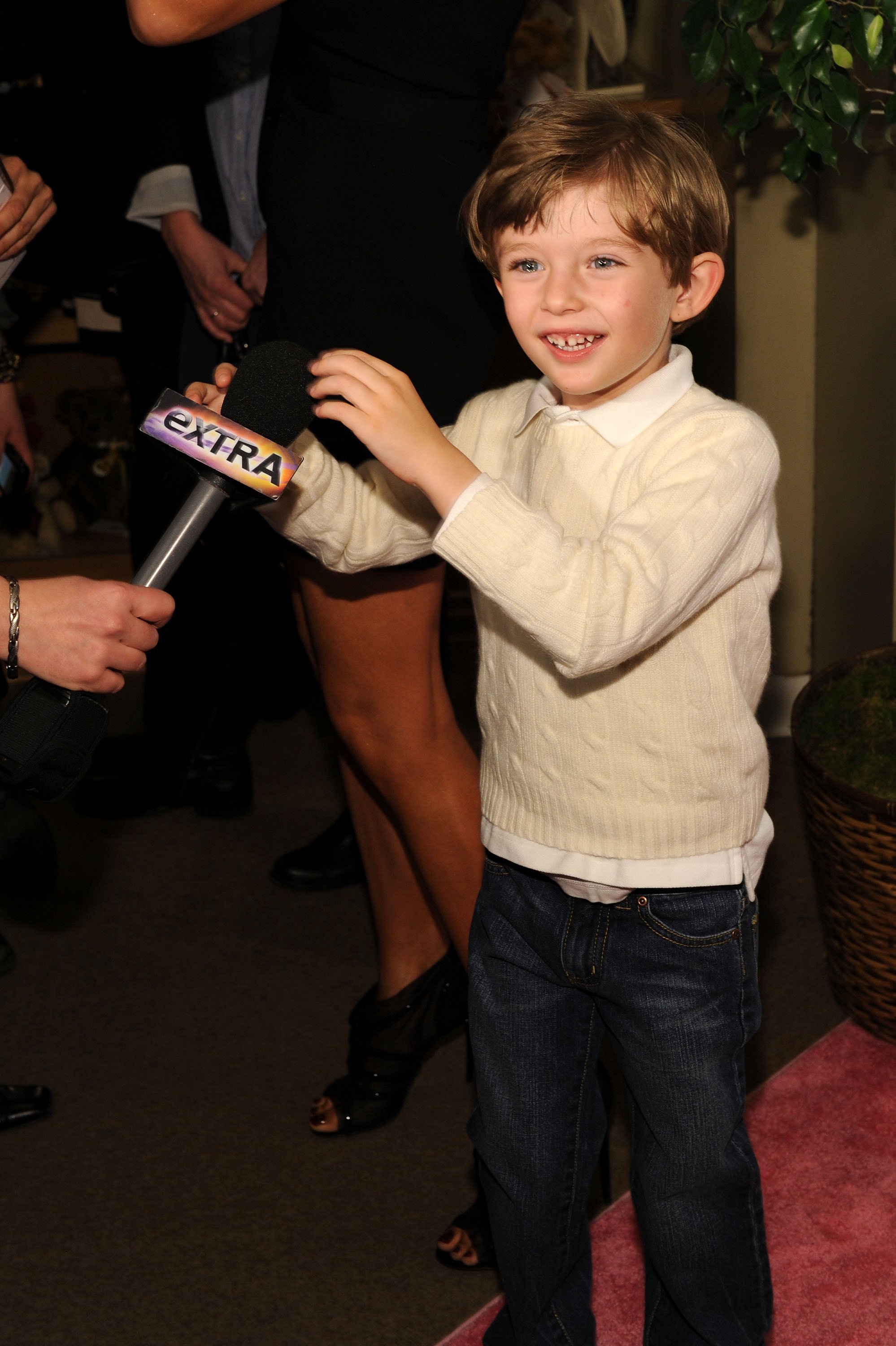 Barron Trump at the 19th annual Bunny Hop hosted by the Associates Committee of The Society of Memorial Sloan-Kettering Cancer Center at FAO Schwarz on March 9, 2010, in New York City. | Source: Getty Images