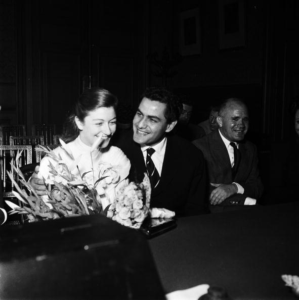 Mariage d'ANOUK AIMEE et de Nico Papatakis 1951. | Photo : Getty Images