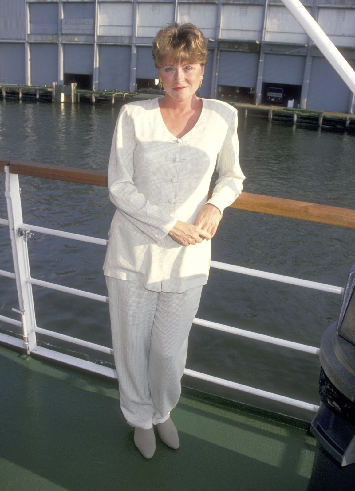 Lauren Tewes at "The Love Boat" reunion cruise party on June 7, 1994, aboard the Spirit of New York Love Boat in New York. | Source: Getty Images