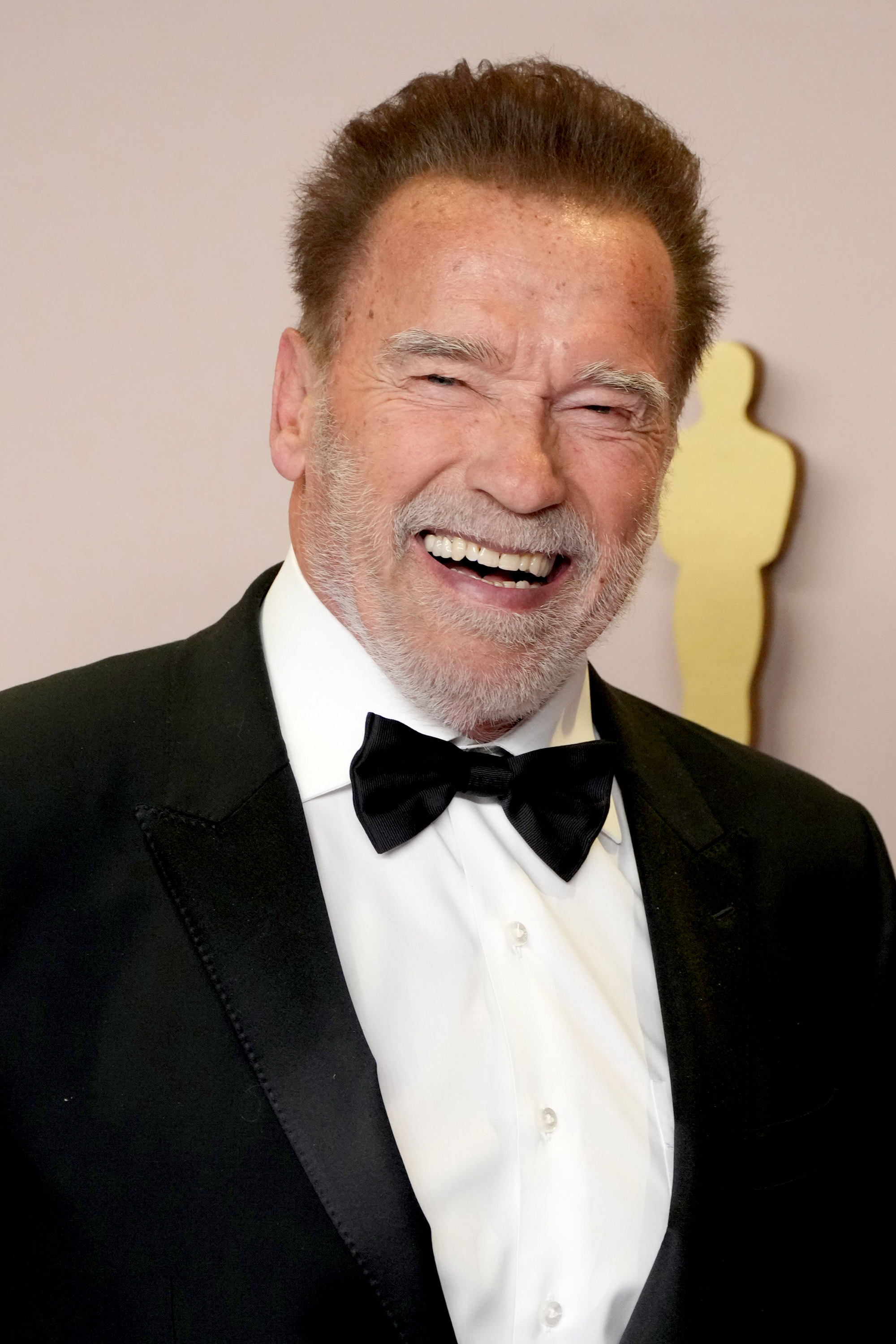 Arnold Schwarzenegger onstage in the press room at the 96th Annual Academy Awards at Ovation Hollywood on March 10, 2024 in Hollywood, California | Source: Getty Images