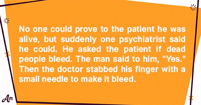Can the doctor help the man who thought he was dead? | Photo: Amomama