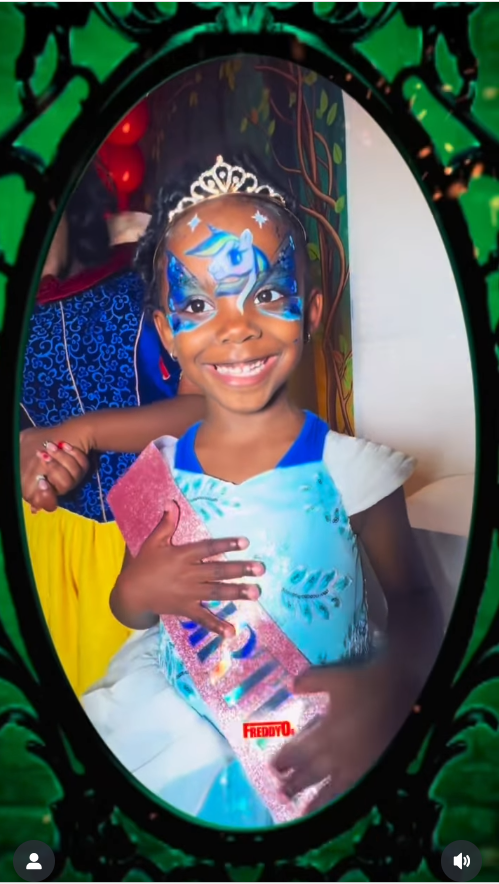 Blaze Tucker during her birthday celebration, as seen from a video post dated November 24, 2025. | Source: Instagram/kandi