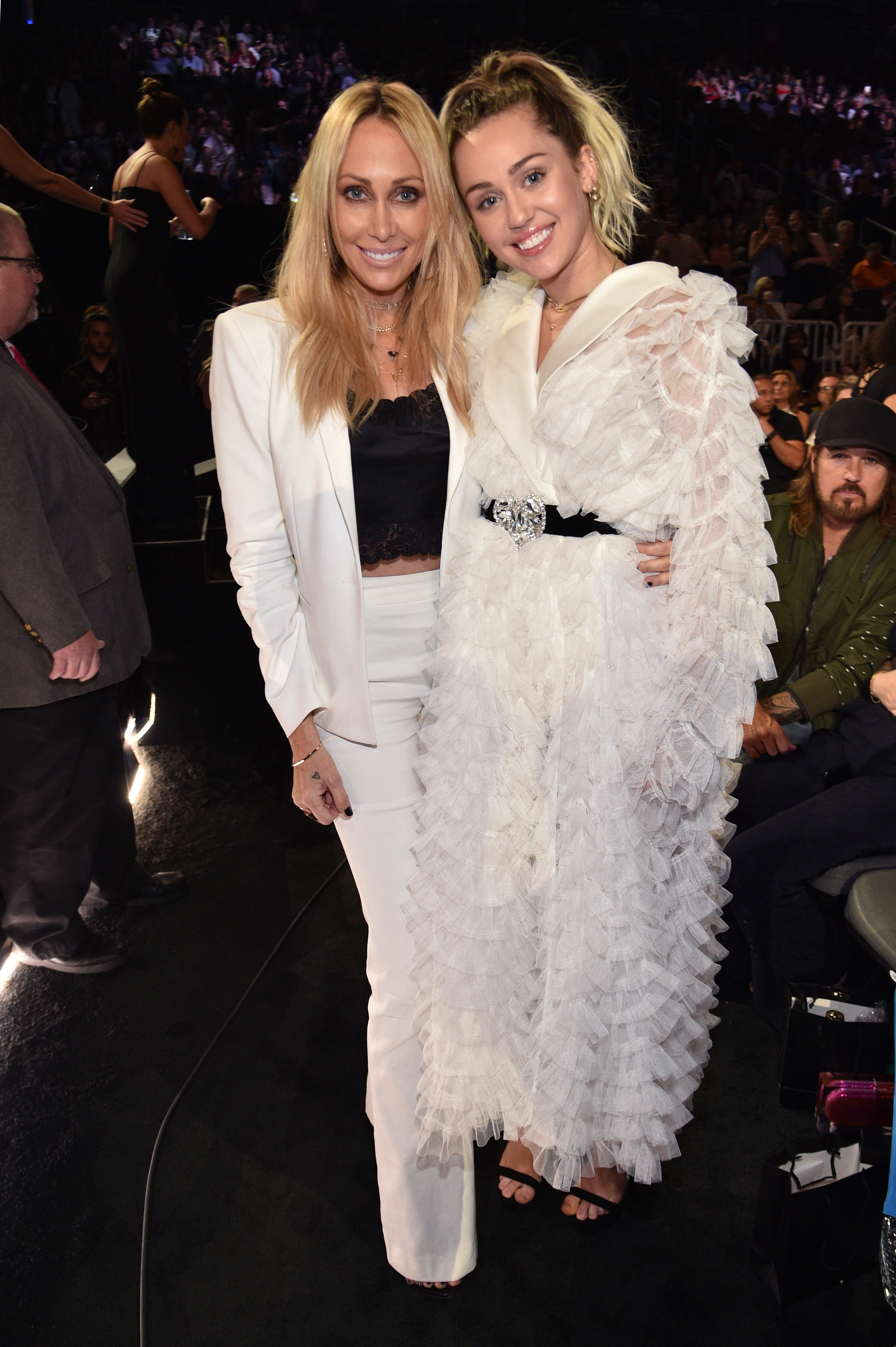 Tish Cyrus and Miley Cyrus attend the Billboard Music Awards in Las Vegas, Nevada, on May 21, 2017. | Source: Getty Images