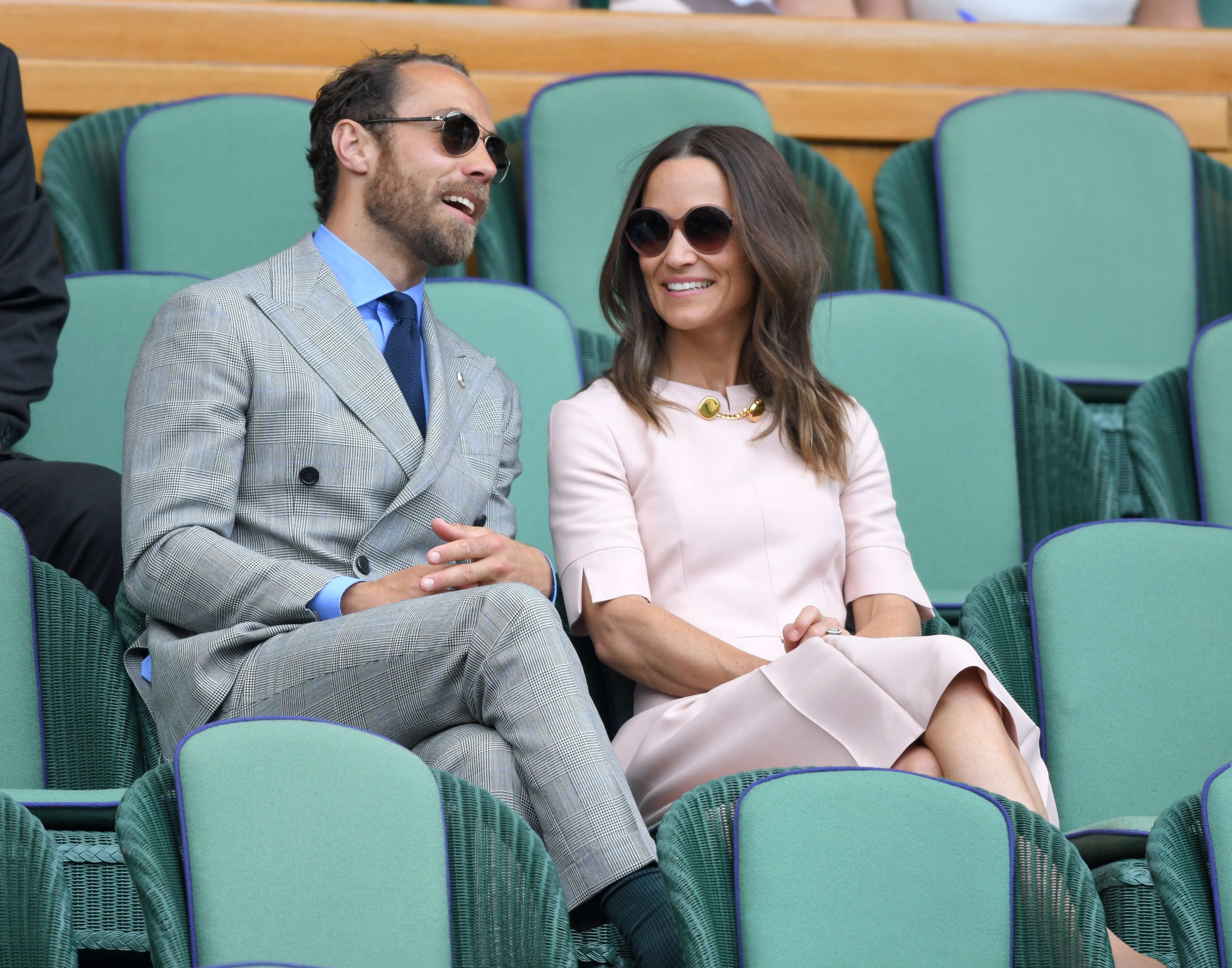ames Middleton and Pippa Middleton attend day seven of the Wimbledon Tennis Championships | Source: Getty Images