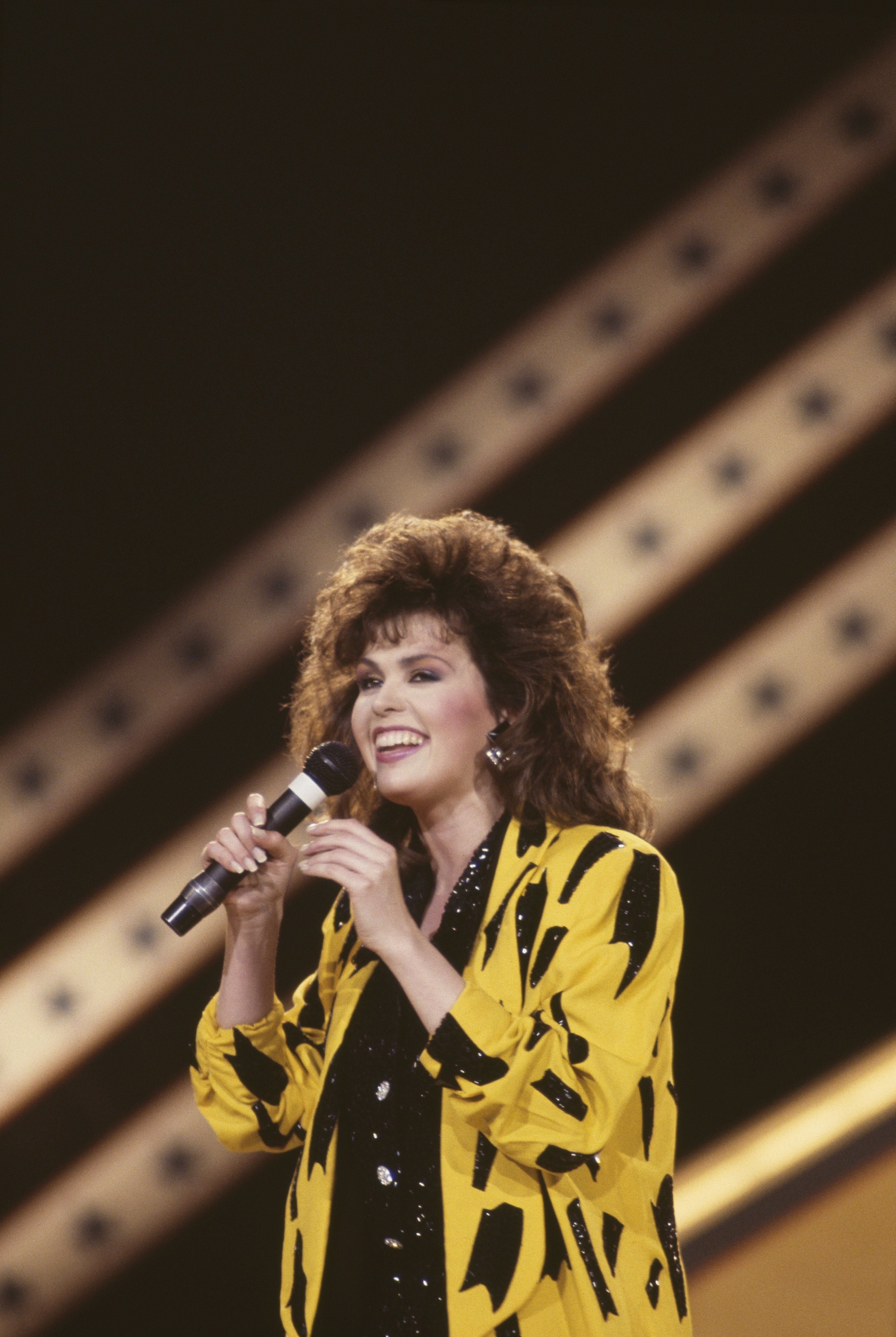 Marie Osmond during a 1986 concert in London. | Photo: Getty Images
