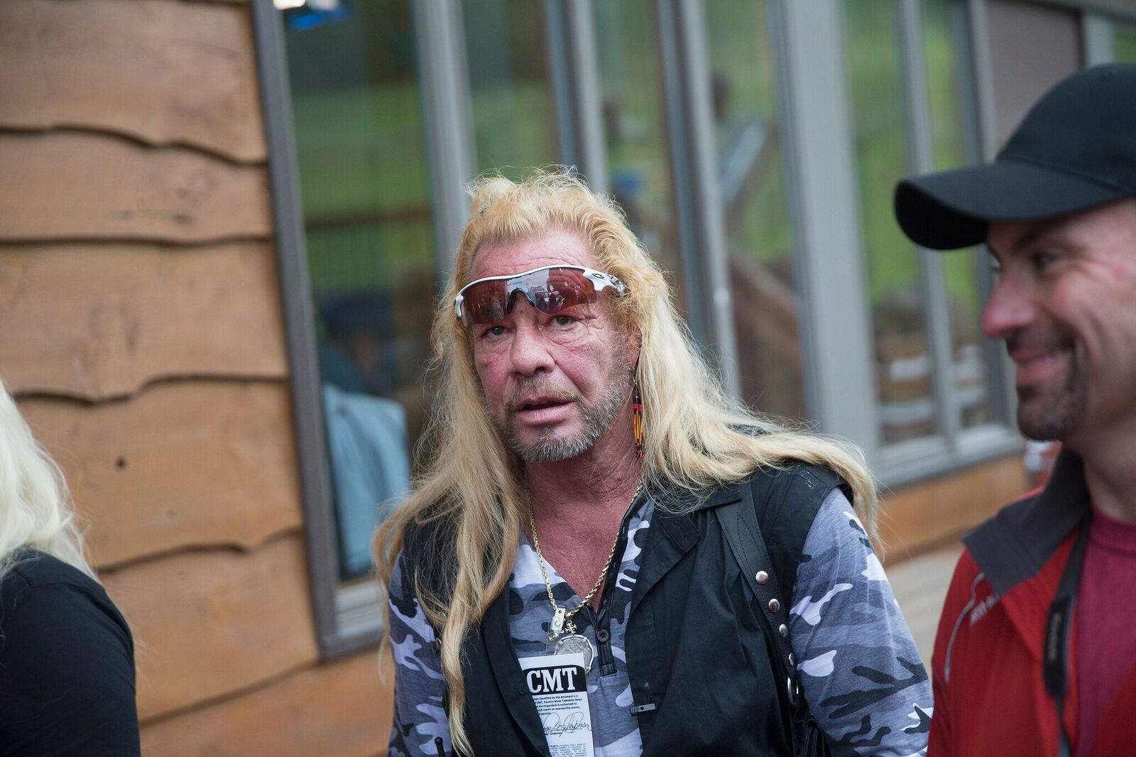 Duane Chapman filming outside a news conference on June 28, 2015, in Malone, New York | Photo: Scott Olson/Getty Images